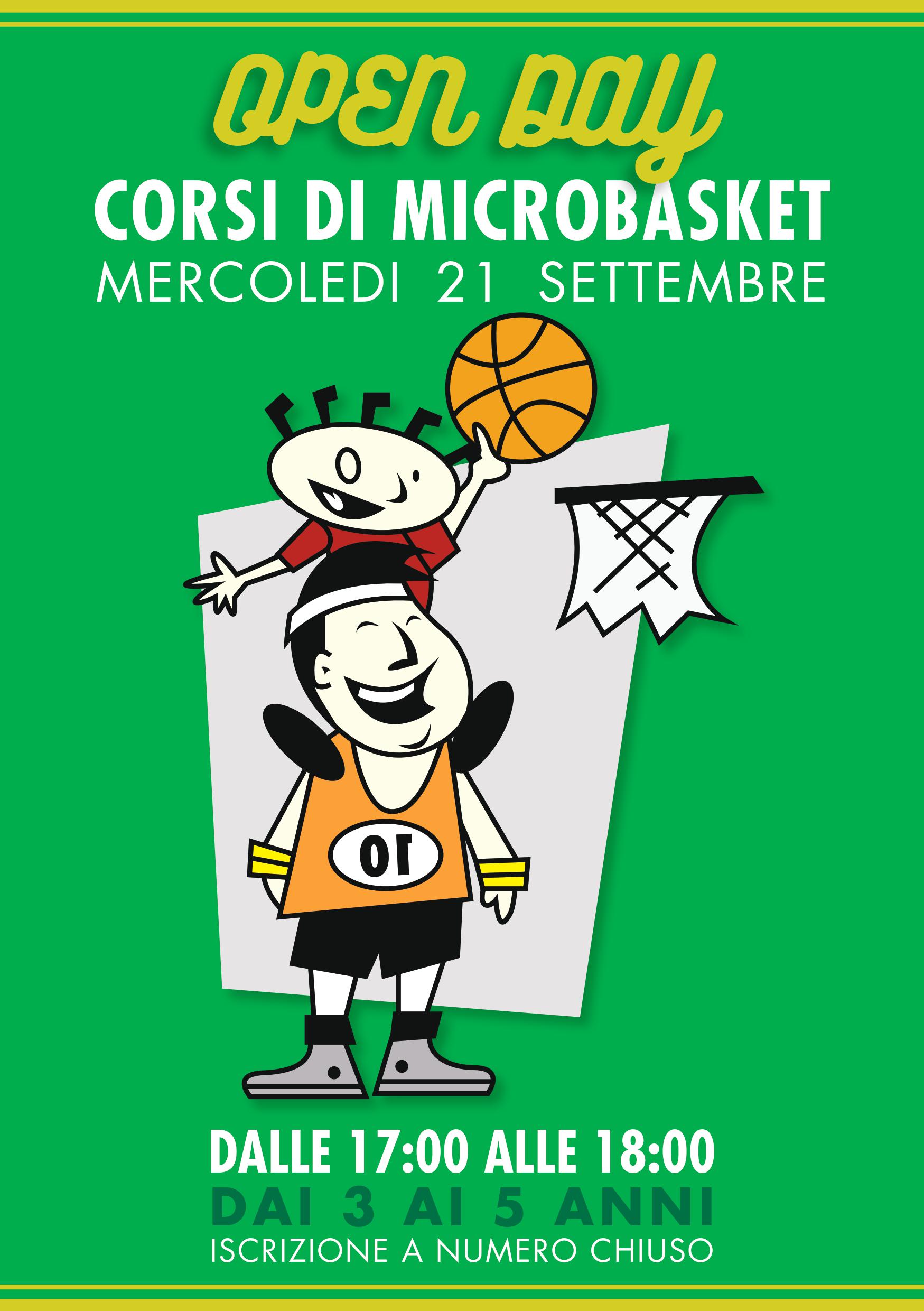 La Libertas Roma Sud vi invita all’Open Day di microbasket il 21 settembre!
